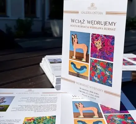 Mini katalogi już gotowe! Zapraszamy na wernisaż i koncert w Pałacu w Ostoi