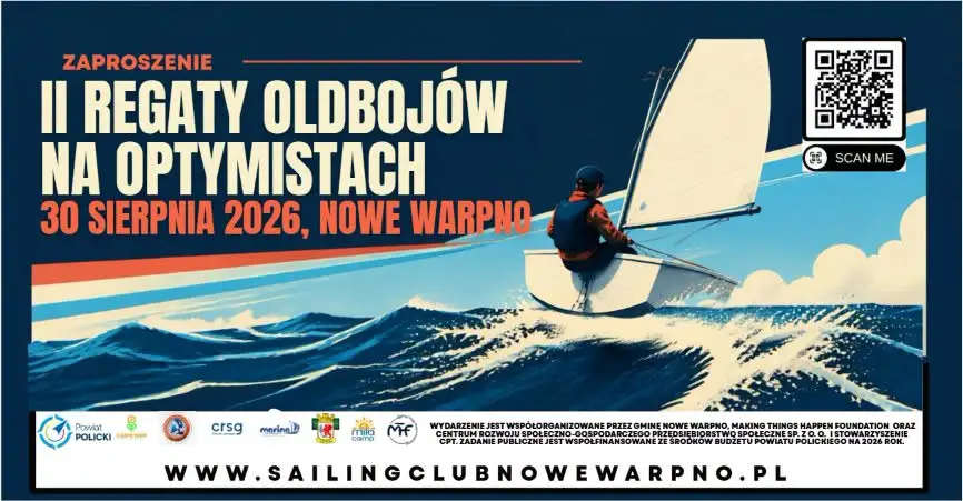 Regaty Oldbojów na Optymistach w Nowym Warpnie – niedziela 30 sierpnia
