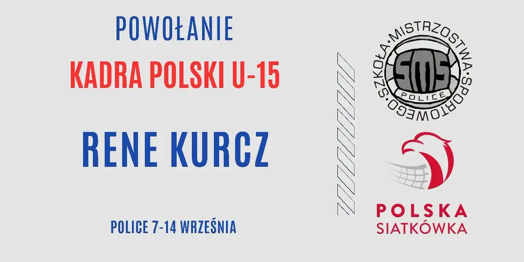 Rene Kurcz z SMS Police powołany do Kadry Polski U-15