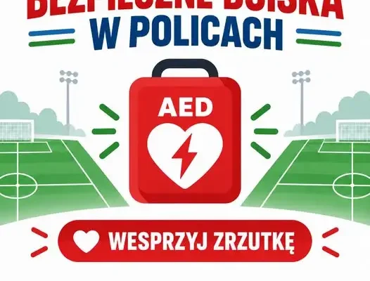 Trwa zbiórka na defibrylatory AED dla obiektów sportowych w Policach