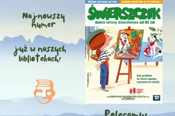 Nowy numer „Świerszczyka” dostępny w bibliotekach w Kołbaskowie i Przecławiu