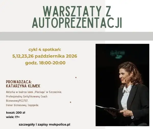 Warsztaty z autoprezentacji w Policach – naucz się mówić bez tremy