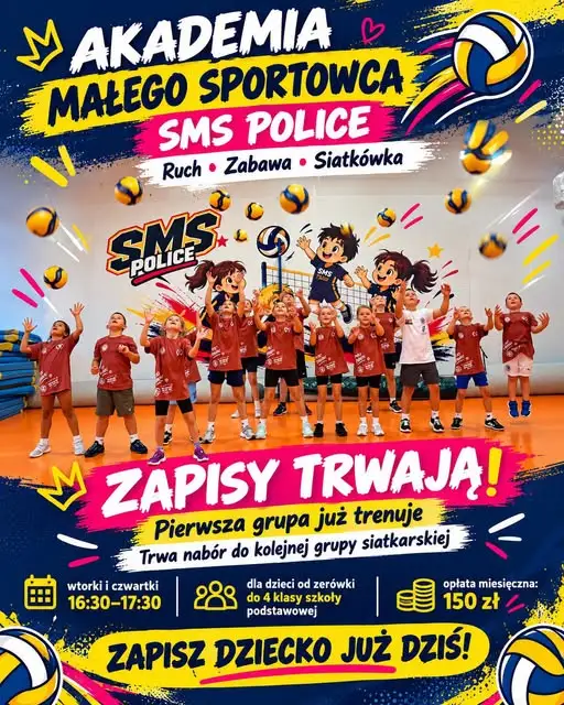 Akademia Małego Sportowca SMS Police: pierwsza grupa już trenuje