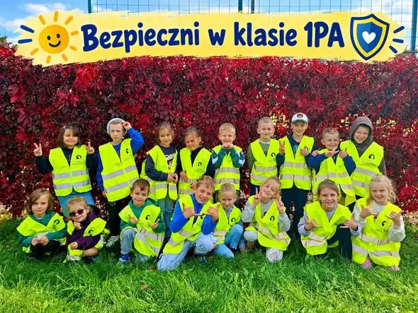 Bezpieczna droga do szkoły – praktyczna lekcja klasy 1PA