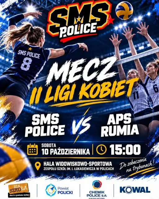Siatkarki SMS Police zagrają u siebie z APS Rumia w II Lidze Kobiet