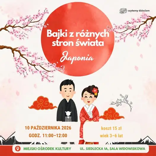 Spotkanie z bajką w MOK Police – tym razem podróż do Japonii