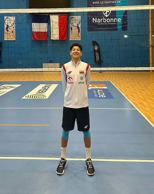 Rene Kurcz z SMS Police na zgrupowaniu reprezentacji Polski U-15