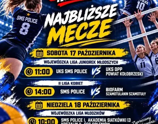 Siatkarski weekend w Policach: SMS Police zagra w lidze juniorek, II lidze kobiet i lidze młodzików