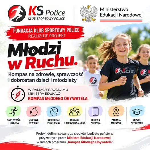 Młodzi w Ruchu – nowy projekt edukacyjno-sportowy w Policach i Trzebieży