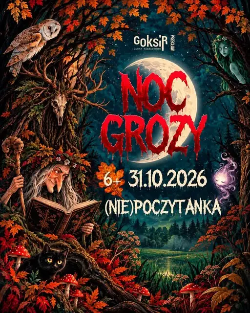 Noc Grozy w GOKSiR – halloweenowa przygoda dla dzieci z gminy Kołbaskowo