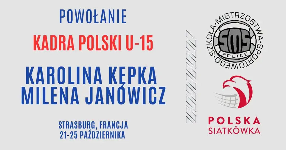 Siatkarki z Polic w Kadrze Polski U-15 – zgrupowanie we Francji
