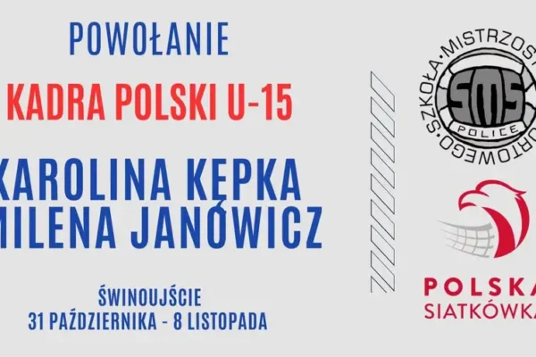 Siatkarki z Polic z kolejnym powołaniem do kadry Polski U-15