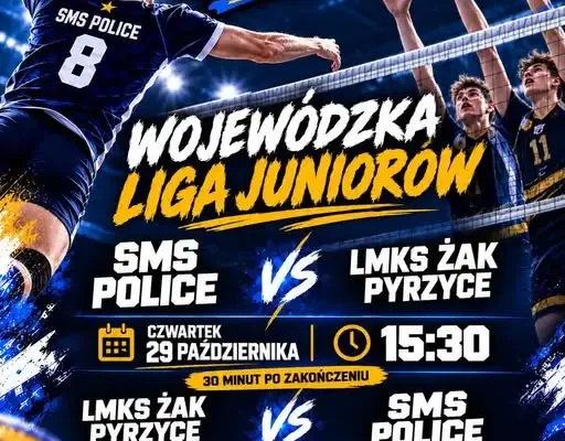 Siatkarskie juniorzy SMS Police zagrają dwa mecze w jeden dzień
